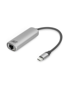 ACT AC7335 | USB-C naar Gigabit Ethernet Adapter | 10 100 1000 Mbps | Plug & Play