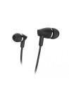 Oordopjes Joy, in-ear, microfoon, platte kabel, zwart