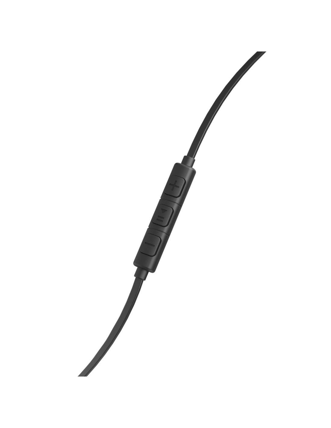 Oordopjes Joy, in-ear, microfoon, platte kabel, zwart