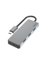 USB-C-hub, 4-poorts, USB 3.2 Gen2, 10 Gbit/s, alu