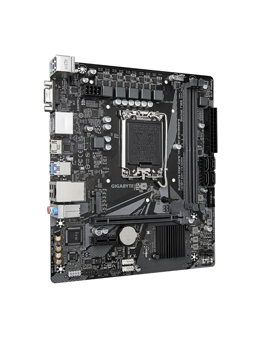 Gigabyte 1700 H610M S2H V3 DDR4 - M.2/2xDP/HDMI/VGA