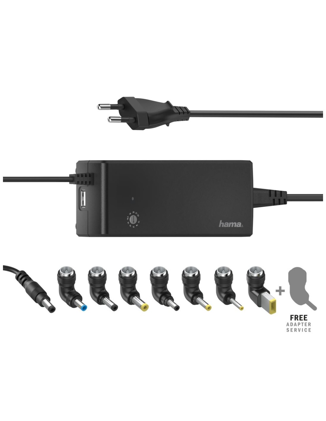 Universele notebook-netadapter, 12-22V/90W