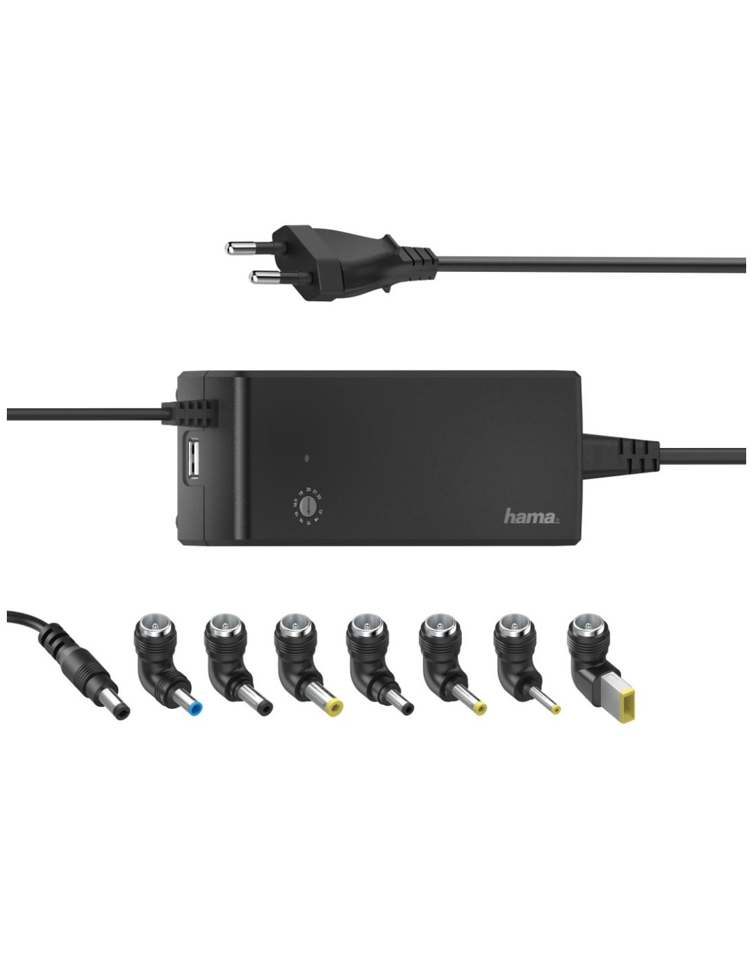 Universele notebook-netadapter, 12-22V/90W