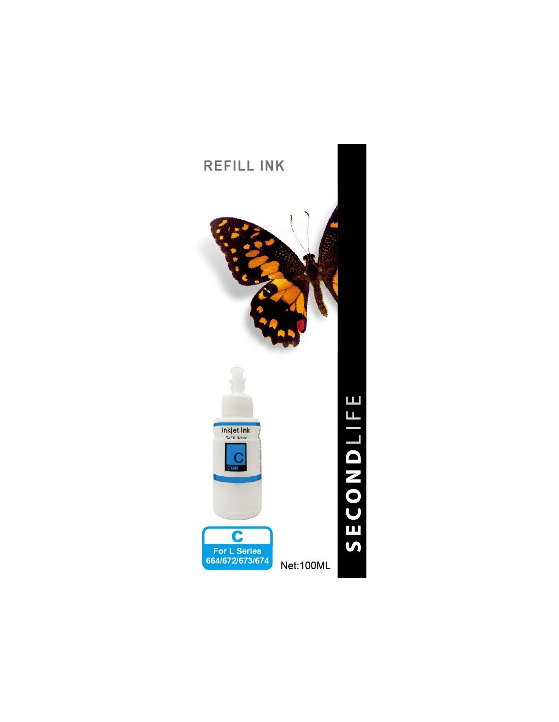 SecondLife - Epson T664240 (T664) Cyan