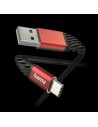 Hama Hama Oplaadkabel "Extreme", USB-A - USB-C, 1,5 m, nylon, zwart rood Kabel
