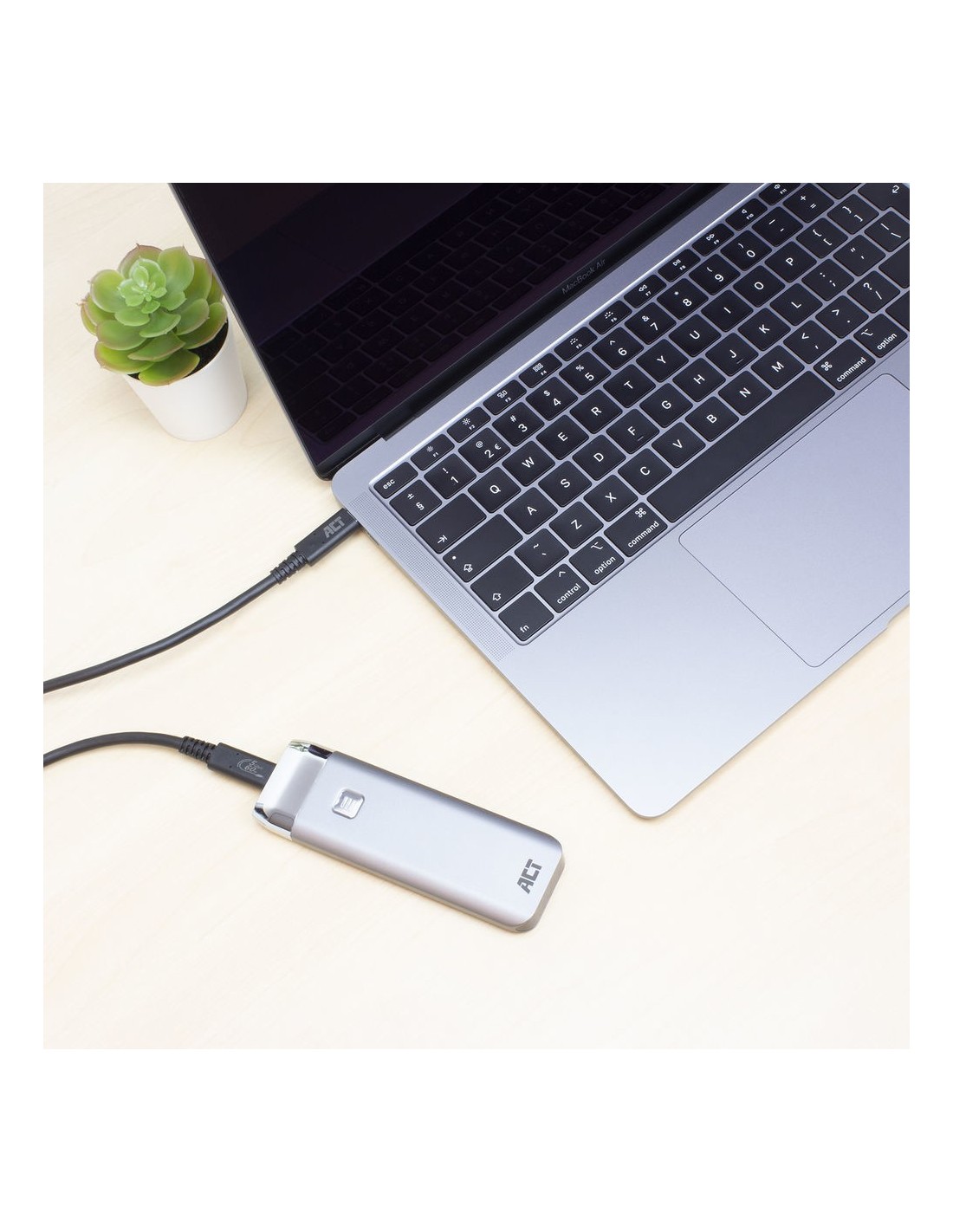 ACT AC7401 | USB 3.2 Gen 1 Kabel | USB-C naar USB-C | 1m | Zwart