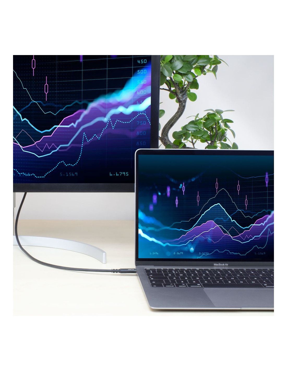 ACT AC7401 | USB 3.2 Gen 1 Kabel | USB-C naar USB-C | 1m | Zwart