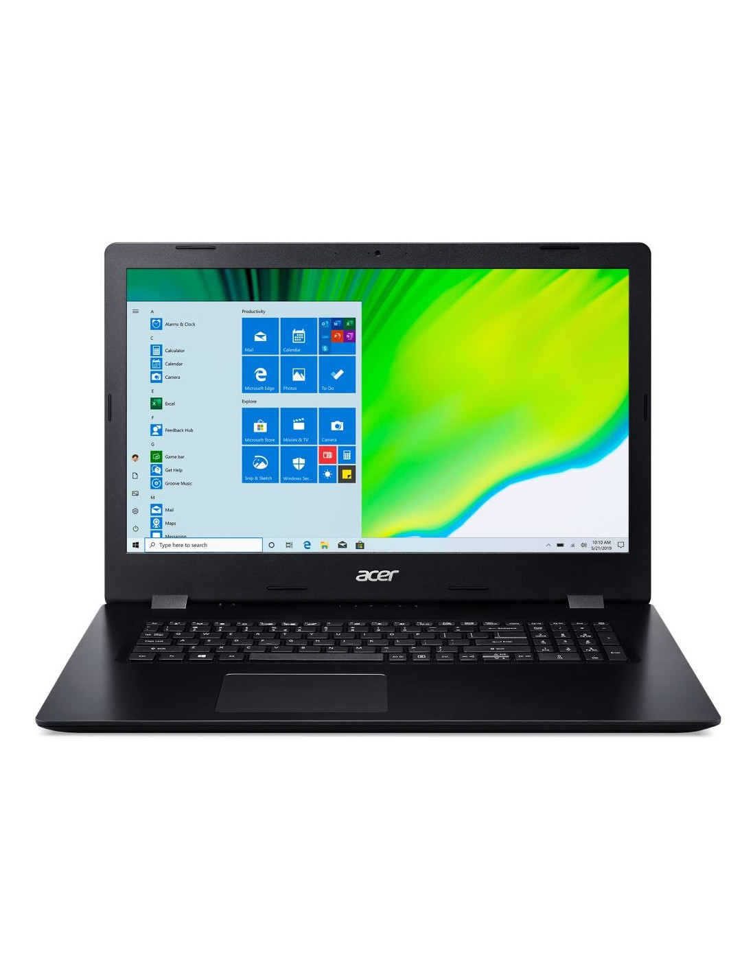 Aspire 3 Pro A317-52-7367 - 17.3i FHD/i7-1065G7/8GB/512GB SSD/Intel Iris Plus Graphics/No ODD/Wi-Fi 5 AC + BT 4.0/Win10Pro/Qwert