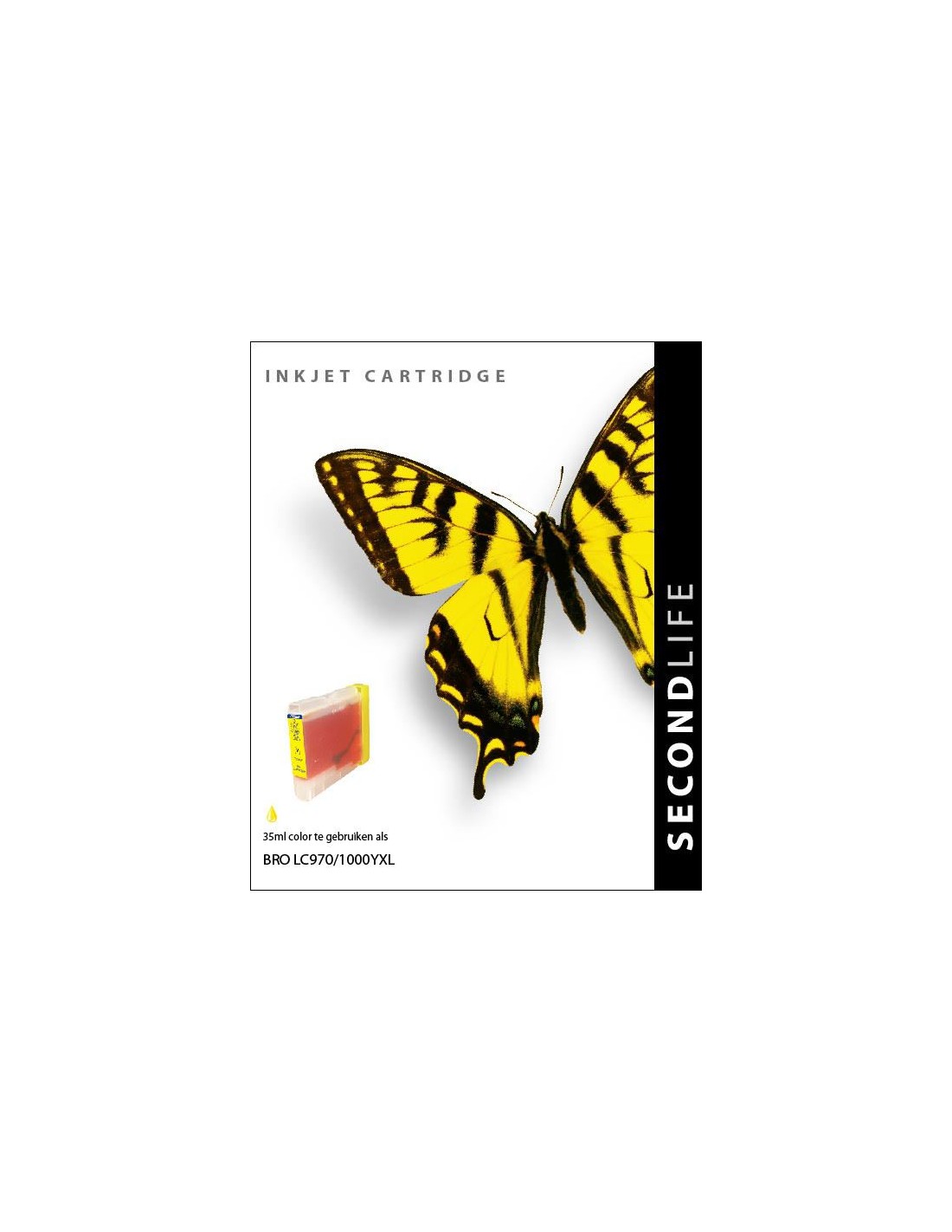 SecondLife - Brother LC 970/1000 Yellow
