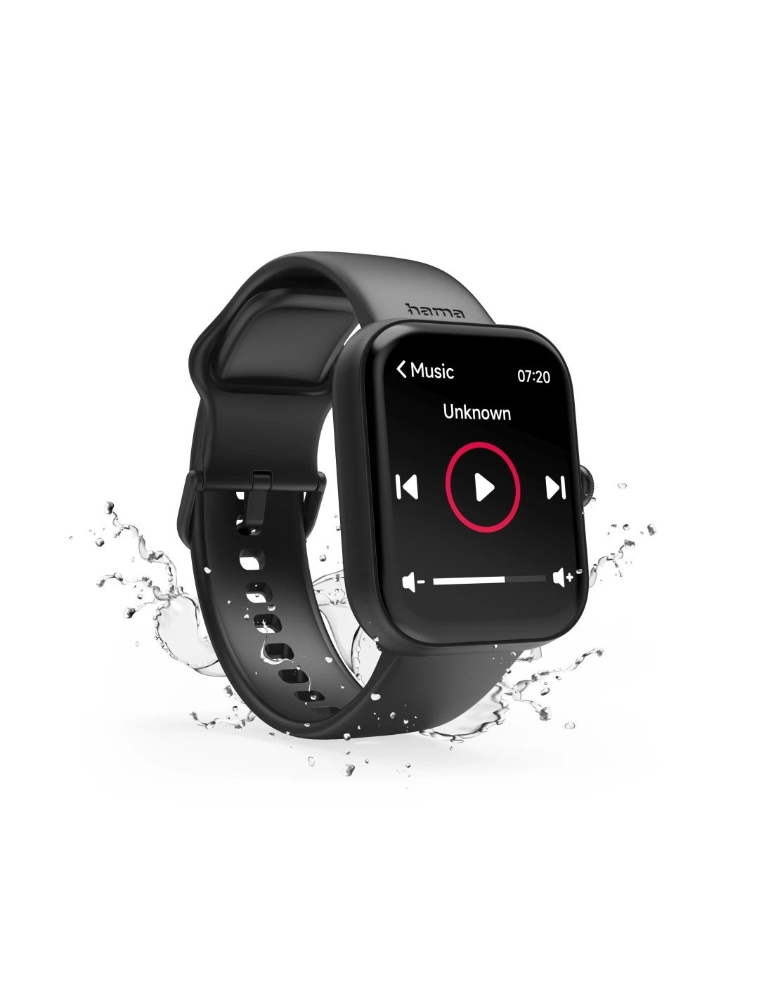 Hama Smartwatch Fit Watch 5000 zwart Smartwatch