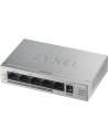 Zyxel GS1005HP | Unmanaged Switch | 5 Poorten | Gigabit Ethernet | PoE | Zilver