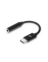 ACT AC7380 | 3.5mm naar USB Type-C | 0,11 Meter | Audiokabel Tussenstuk | Zwart