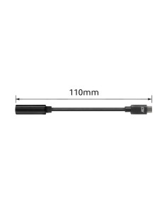 ACT AC7380 | 3.5mm naar USB Type-C | 0,11 Meter | Audiokabel Tussenstuk | Zwart