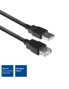 ACT AC3040 | USB 2.0 Kabel | USB-A naar USB-A | 1.8m | Zwart