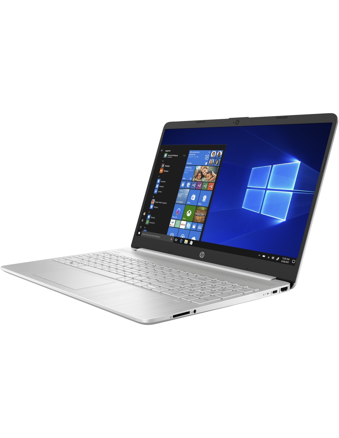 HP 15s-fq0065nd Pentium Silver N5030 quad 4GB DDR4 2400 128GB SATA Intel UHD Graphics UMA 15.6 FHD Antiglare slim SVA 220 nits N