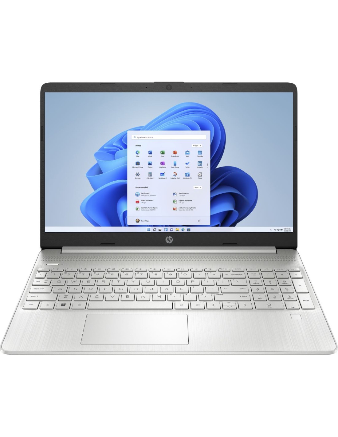 HP 15s-fq0065nd Pentium Silver N5030 quad 4GB DDR4 2400 128GB SATA Intel UHD Graphics UMA 15.6 FHD Antiglare slim SVA 220 nits N
