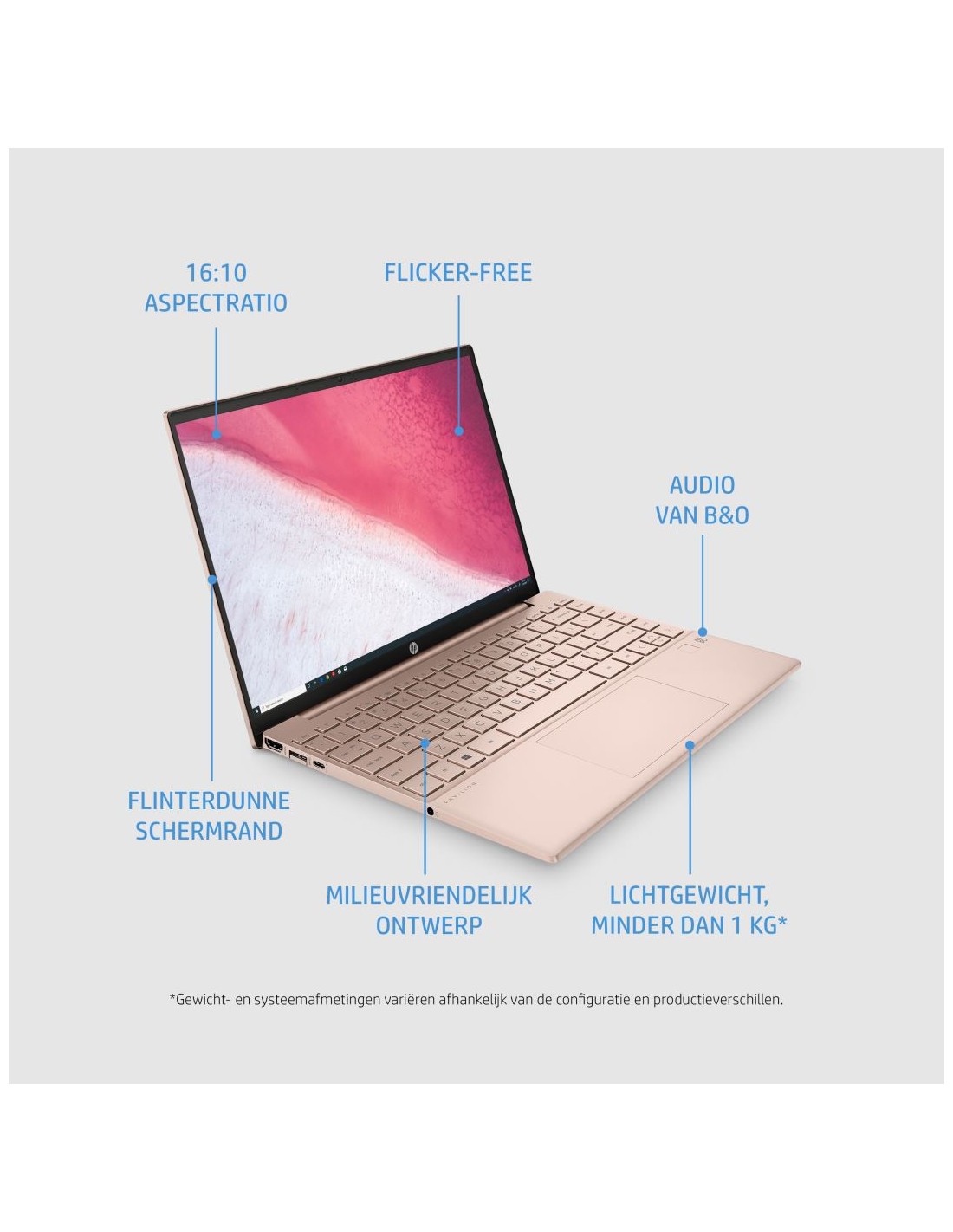 HP Pavilion Aero 13-be2070nd. QWERTY