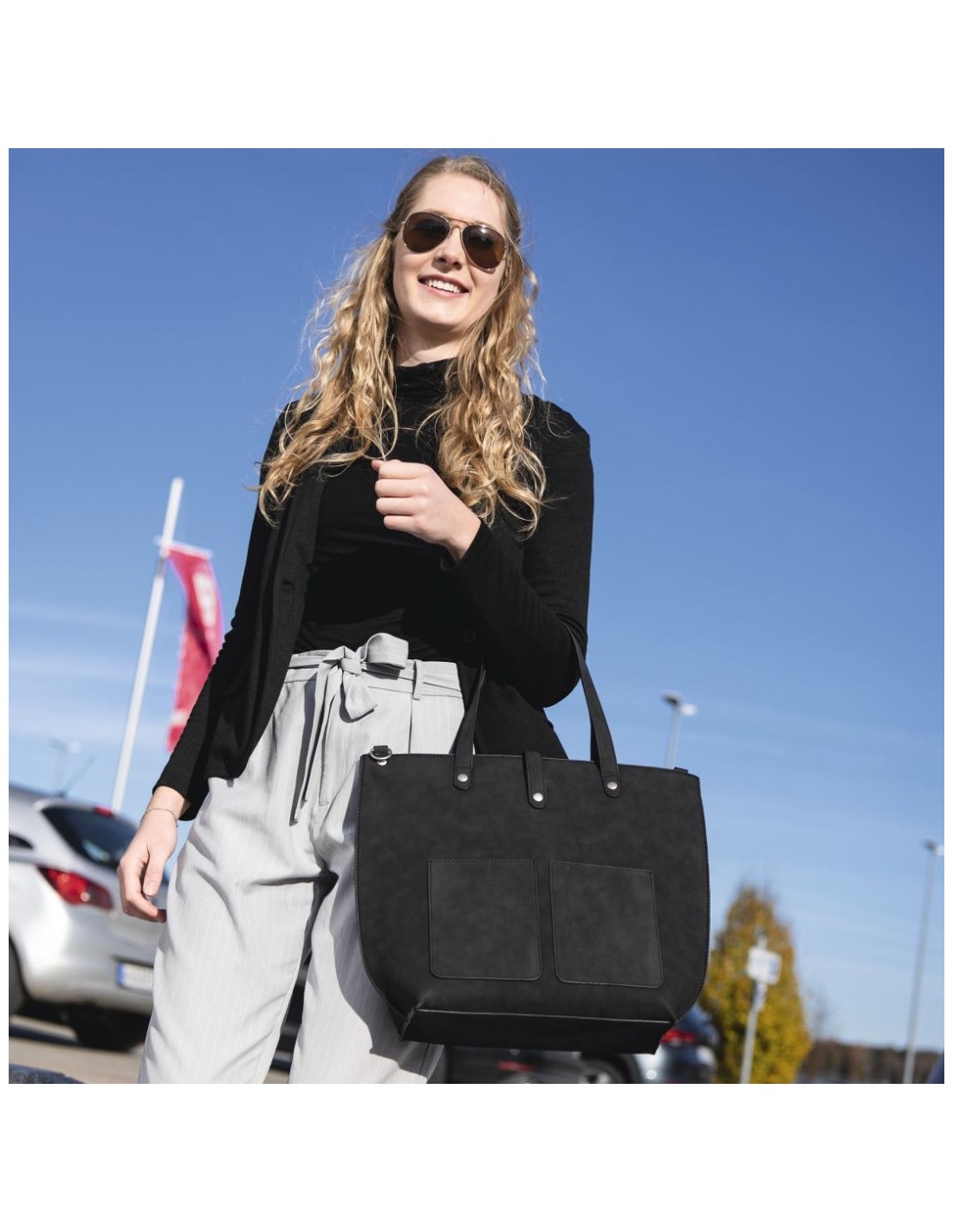 Laptop-tas Classy, Shopper, tot 40 cm (15,6), zwart