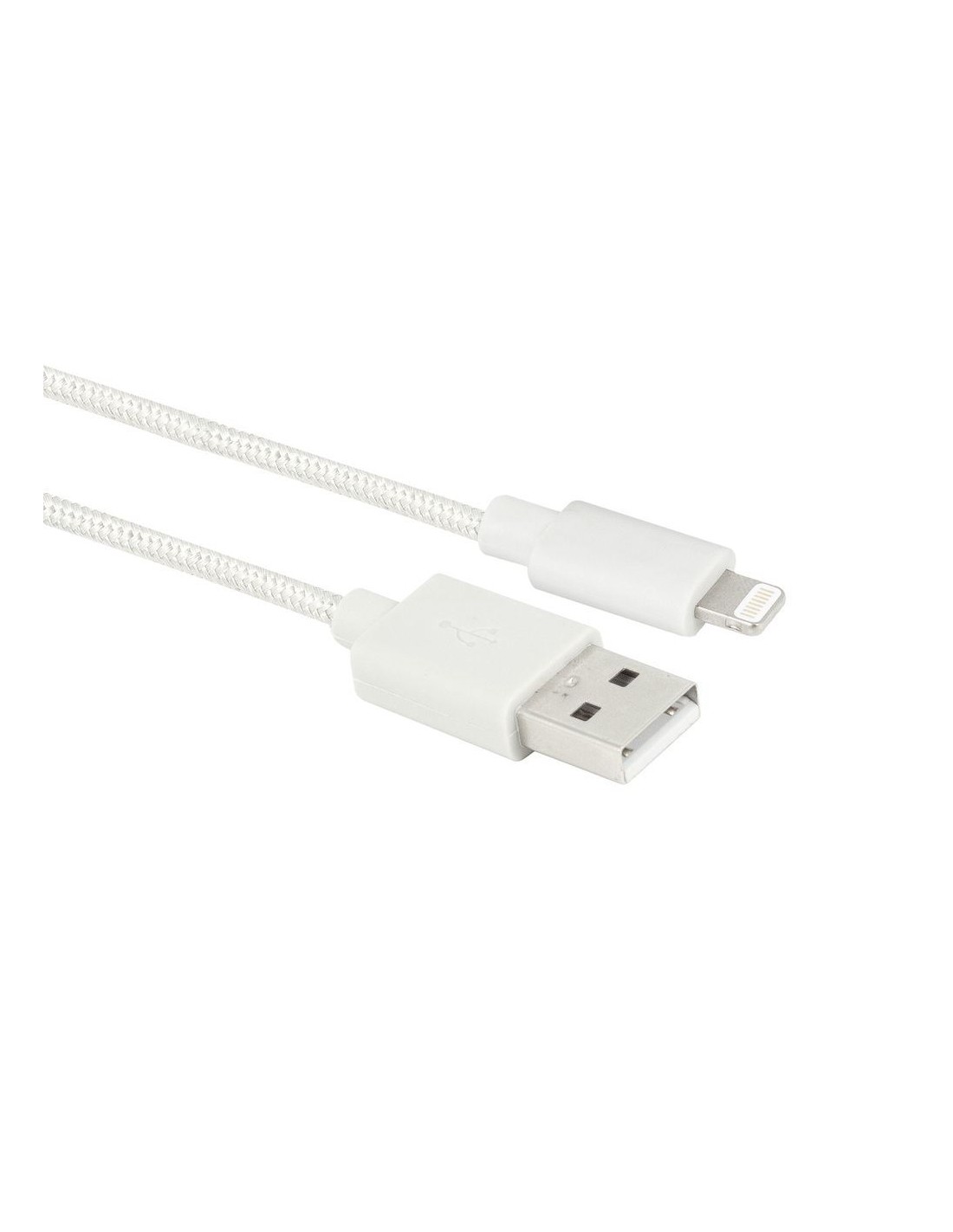 ACT kabel | USB-A naar Lightning | iOS compatibel | 1 m | Wit | AC3092