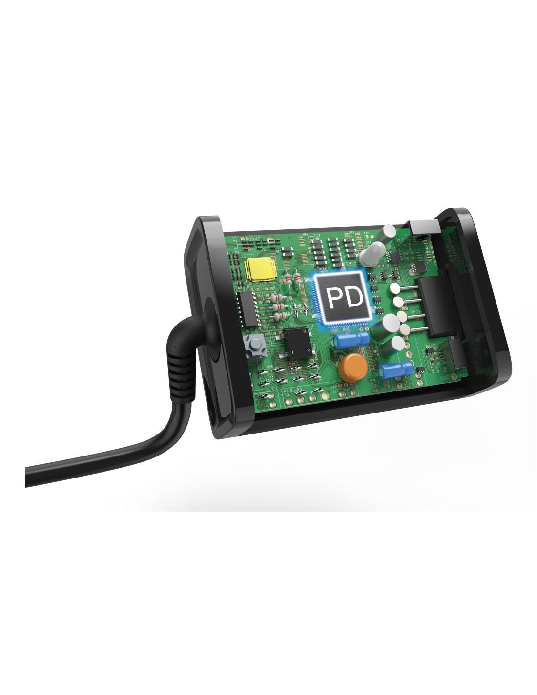 Universele USB-C-notebook-netadapter, Power Delivery (PD), 5-20V 65W