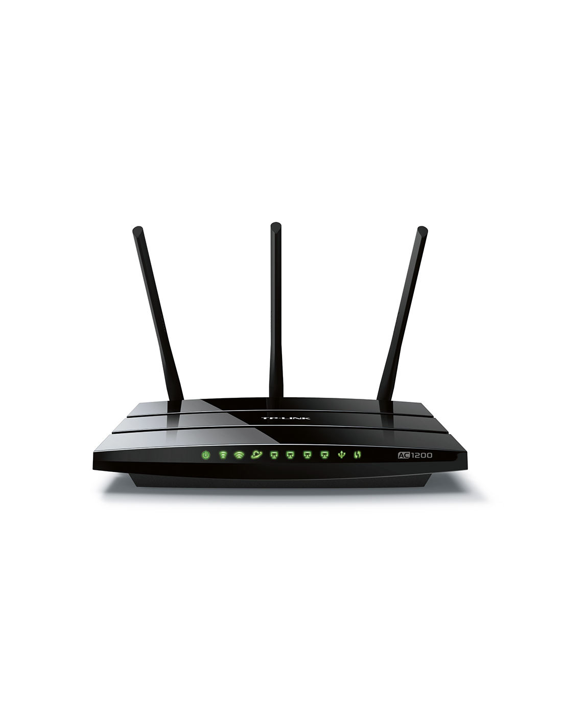 AC1200 Dual Band Wireless Gigabit Router Broadcom 867Mbps at 5GHz + 300Mbps at 2.4GHz 802.11ac/a/b/g/n 1 Gigabit WAN + 4 Gigabit