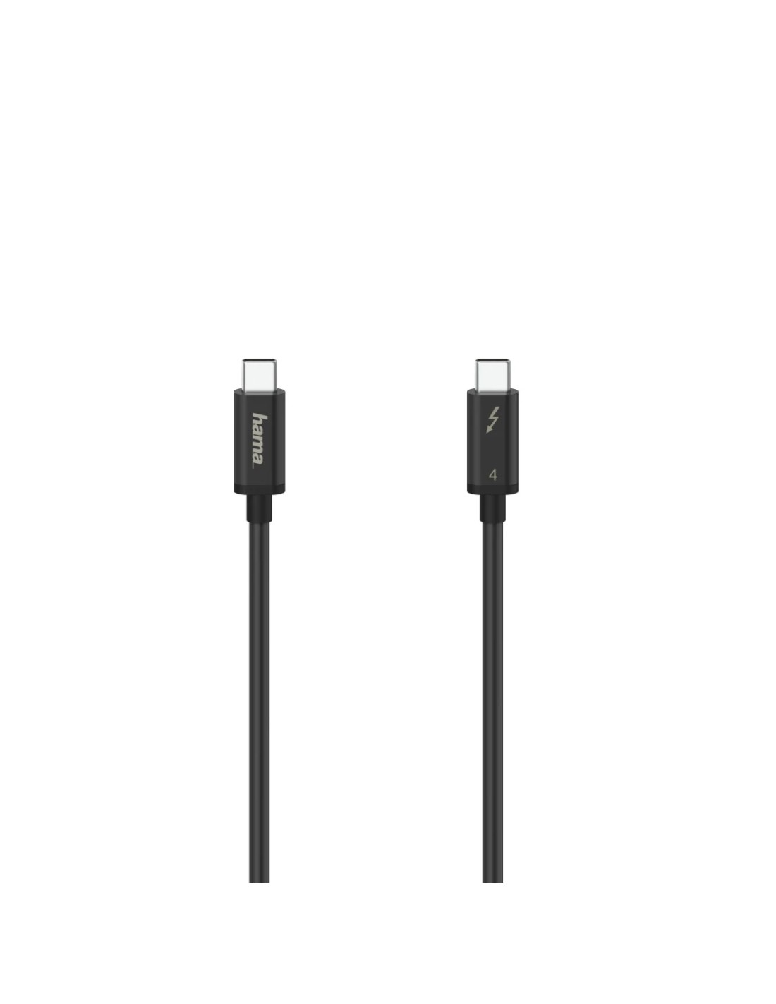 Thunderbolt-4-kabel USB-C, 40 Gbit/s, 5 A, 100 W, Ultra-HD 5K, 0,80 m
