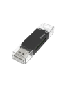USB-kaartlezer, OTG, USB-A + micro-USB, USB 2.0, SD/microSD