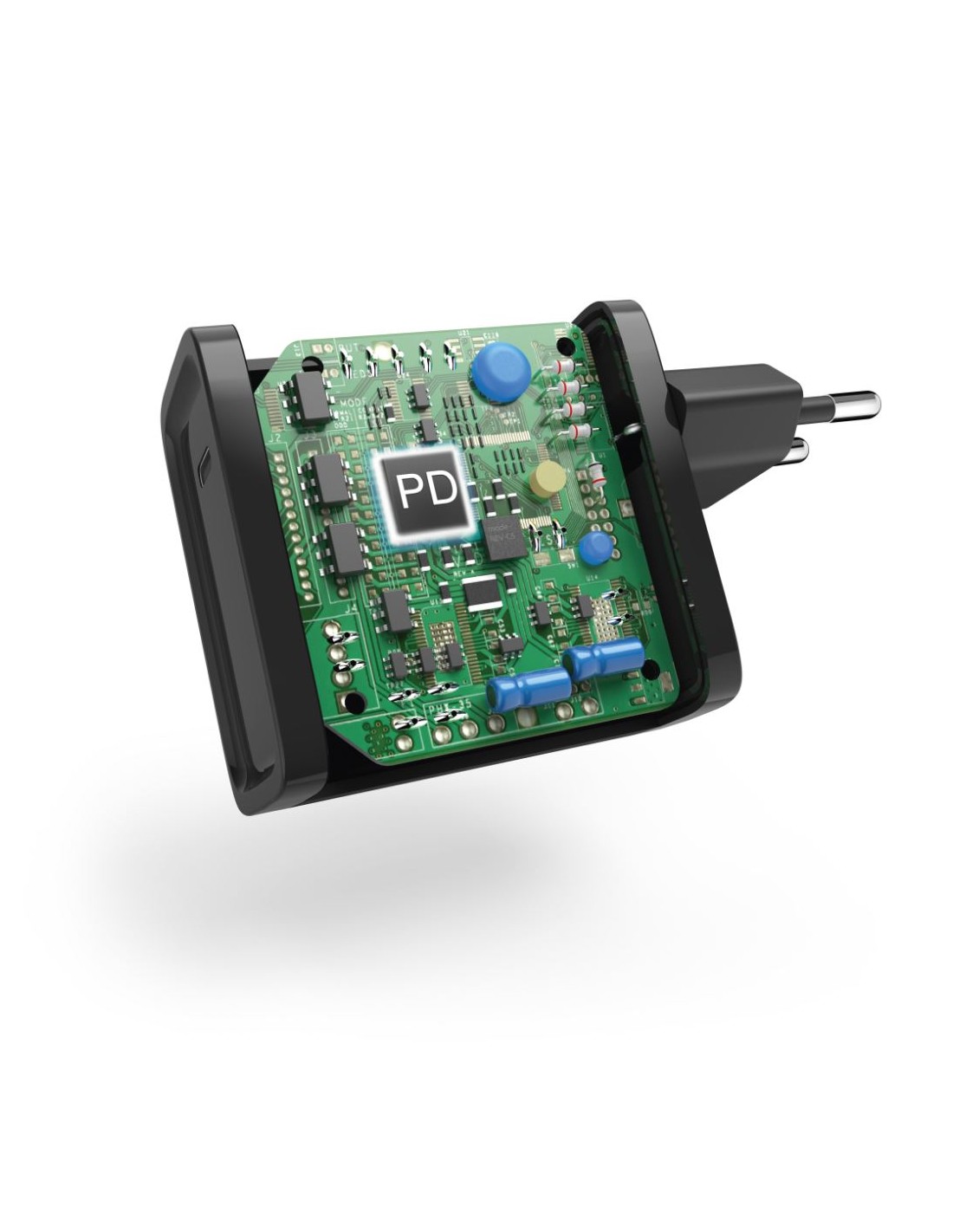 Universele USB-C-notebook-netadapter, Power Delivery (PD), 5-20V/45W