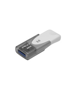 PNY ATTACHE 4 USB flash drive 256 GB USB Type-A 3.2 Gen 1 (3.1 Gen 1) Grijs, Wit USB Stick