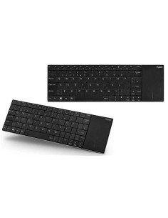 Rapoo E2710 RF Draadloos Zwart, Roestvrijstaal toetsenbord