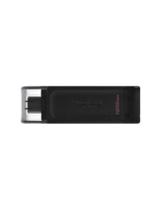 Kingston DataTraveler 70 | 128GB USB-C 3.2 Flash Drive | Zwart
