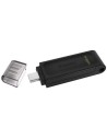 Kingston DataTraveler 70 | 128GB USB-C 3.2 Flash Drive | Zwart
