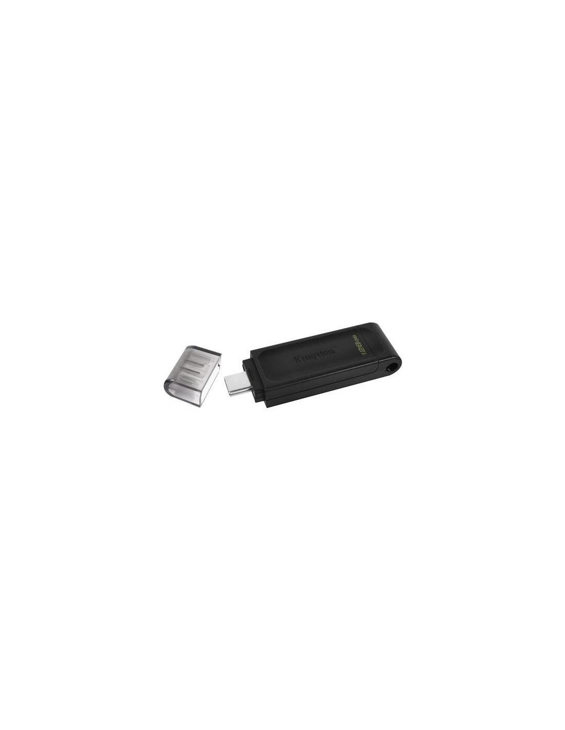 Kingston DataTraveler 70 | 128GB USB-C 3.2 Flash Drive | Zwart