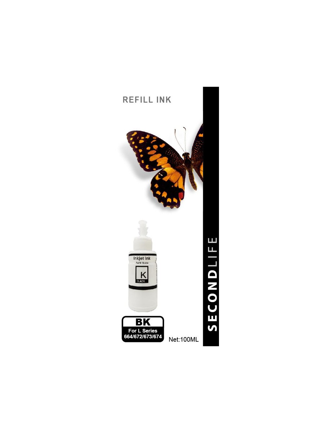 SecondLife - Epson T664140 (T664) Black