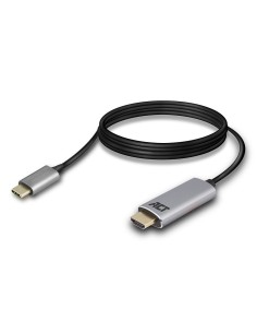 Converter USB-C - HDMI male 1.8 Meter 4k @60Hz metal housing