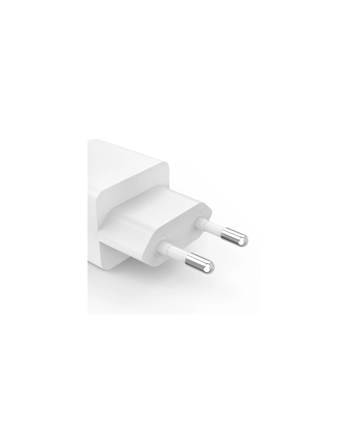 Hama Snellader, 1x USB-C PD, 1x USB-A QC, mini-oplader, 45 W, wit Adapter