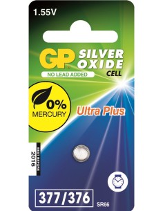 GP Horlogebatterij 377 (SR626SW / SR66) Low Drain (1-pack)