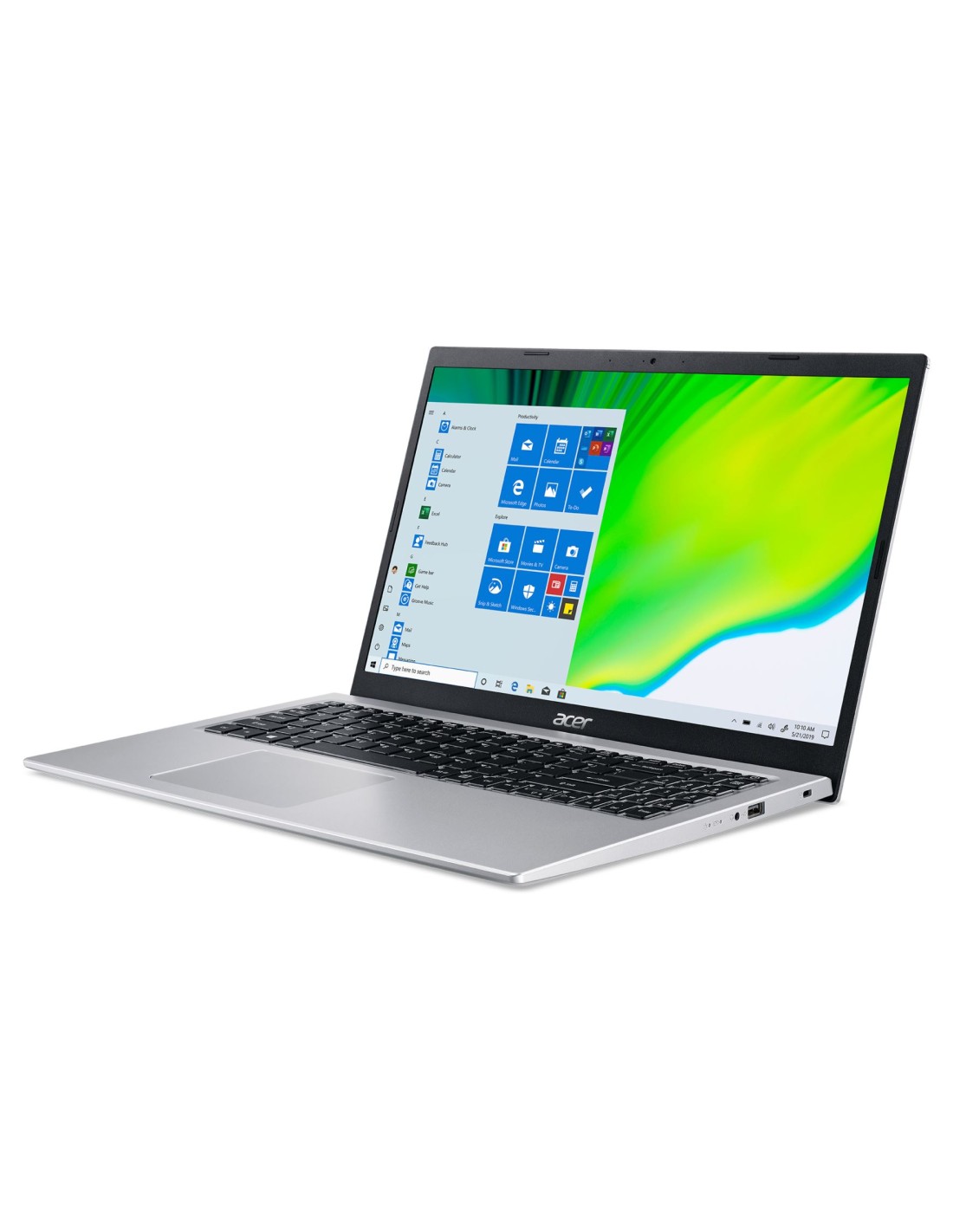 Aspire 5 A517-52-74ZJ - 17.3i FHD IPS/i7-1165G7/16GB/1TBSSD/Iris Xe Graphics/NoODD/Fingerprint Reader/Win10 Home/Silver QWERTY