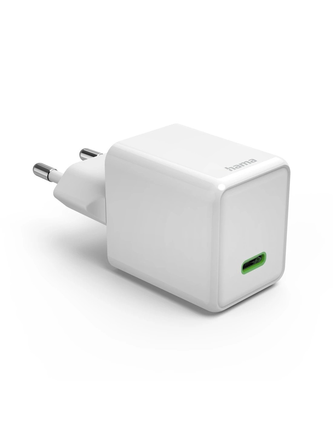 Hama Snellader, GaN, USB-C, Super-Mini-Charger, PD, 45 W, wit Smartphone accessoires