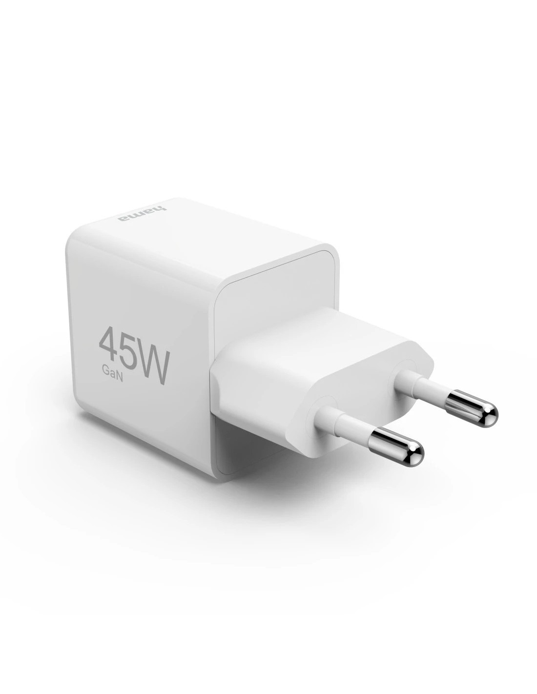 Hama Snellader, GaN, USB-C, Super-Mini-Charger, PD, 45 W, wit Smartphone accessoires
