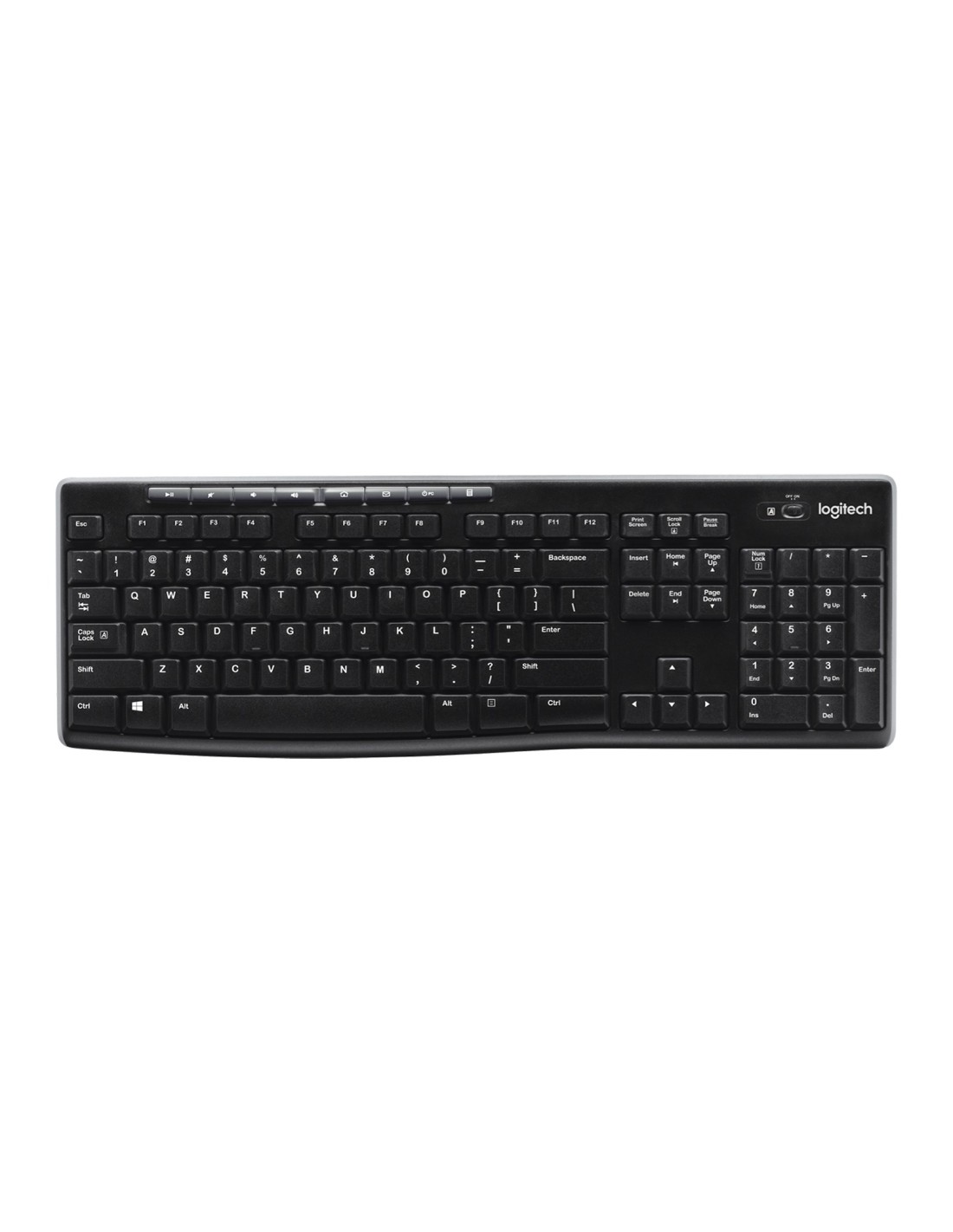 Logitech K270 | Draadloos Toetsenbord RF | QWERTY Engels | Zwart