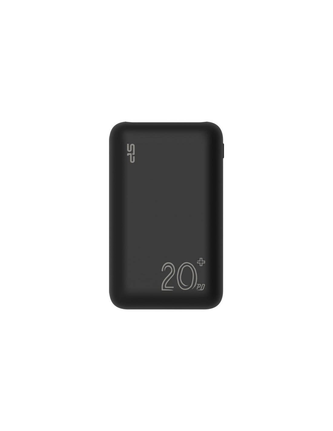 Silicon Power QS58 | Powerbank | 20000 mAh | Li-Po | USB-C & USB-A | Zwart