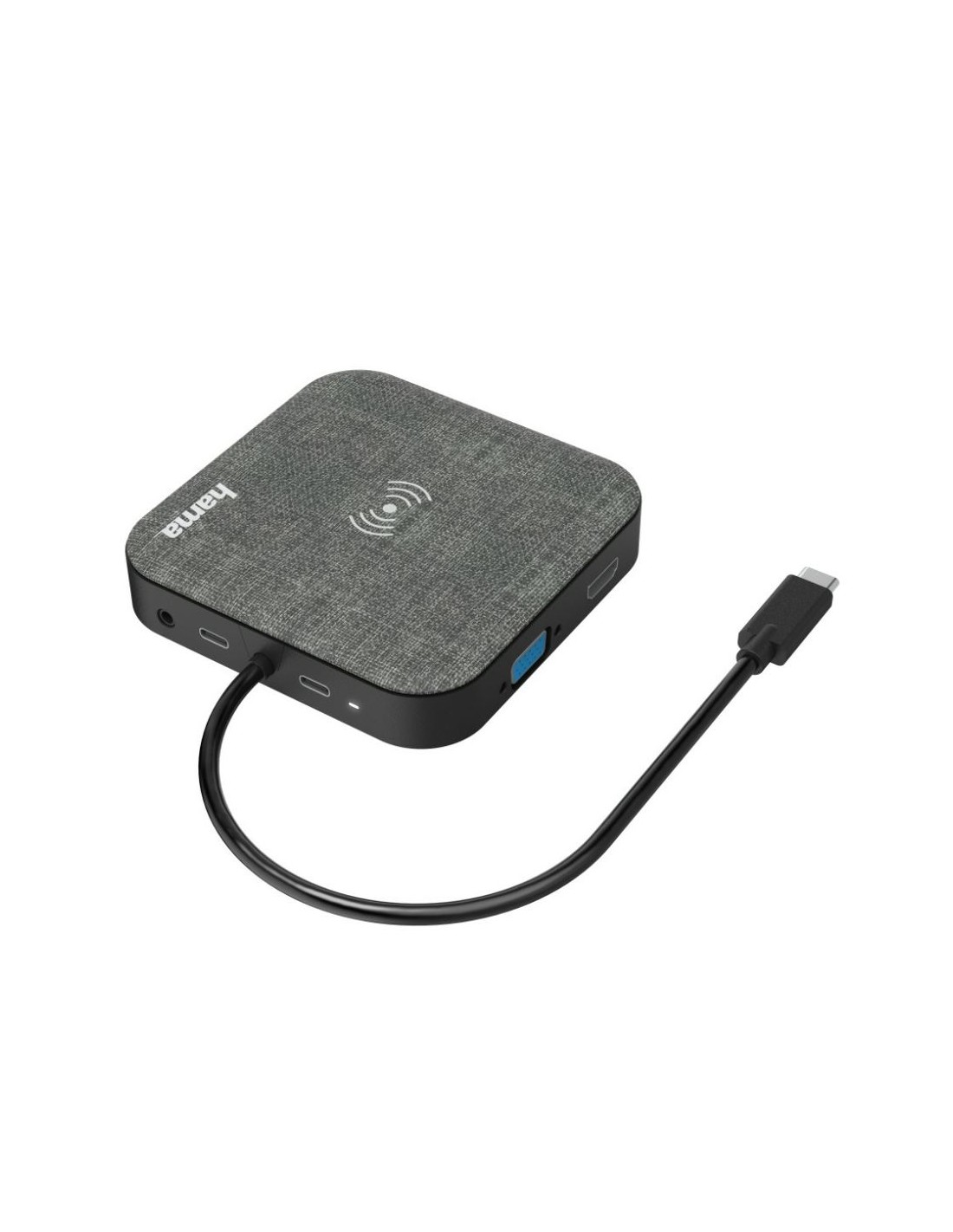 USB-C-hub, Multiport met Wireless Charging, 12-poorts