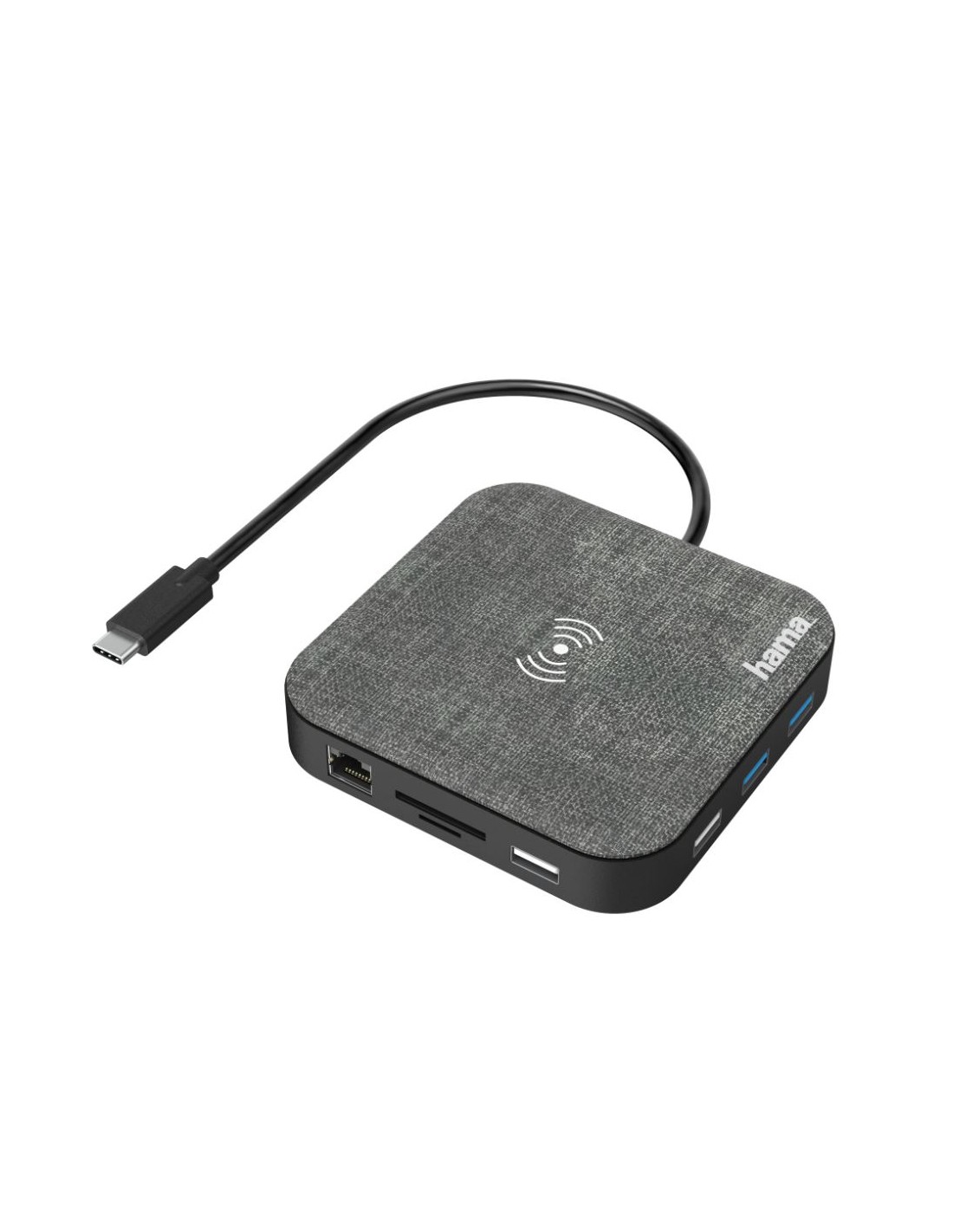 USB-C-hub, Multiport met Wireless Charging, 12-poorts