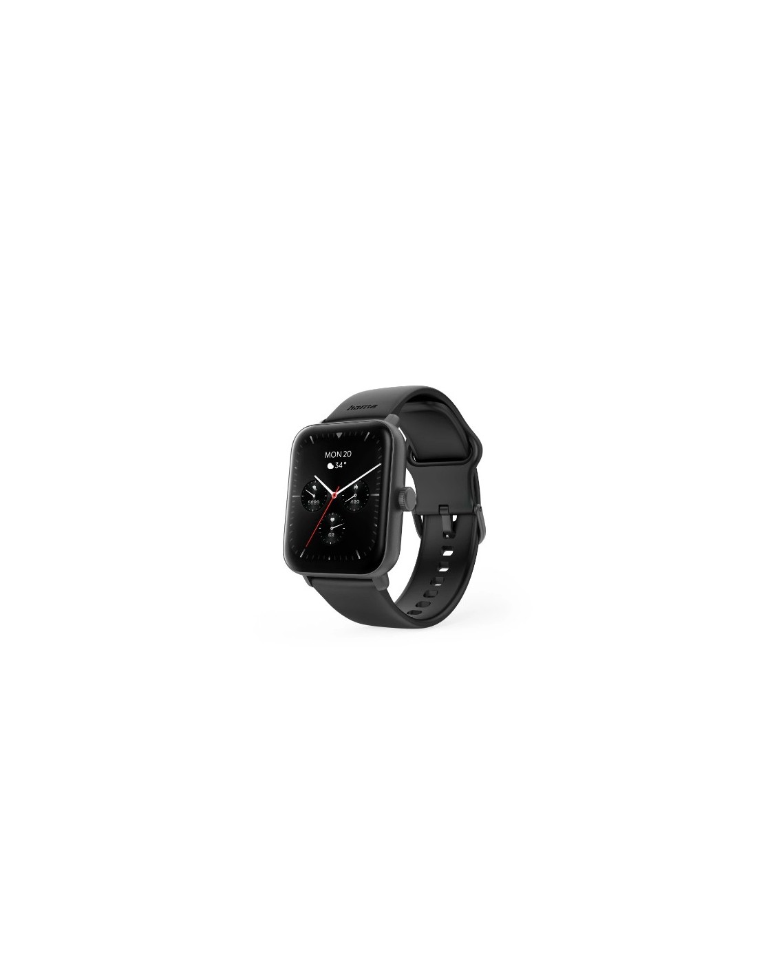Hama Smartwatch 6010 zwart Smartwatch