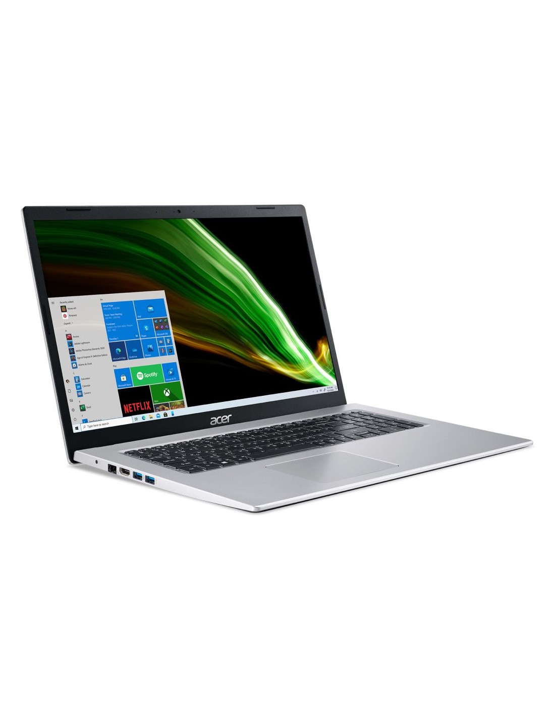 Aspire 3 A317-53-52XA - 17.3i FHD/i5-1135G7/8GB/512GB SSD/Iris Xe Graphics/Silver/No ODD/Qwerty//Win11 Home