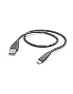 USB-Kabel, USB-A naar USB-C, 1,5 m, zwart