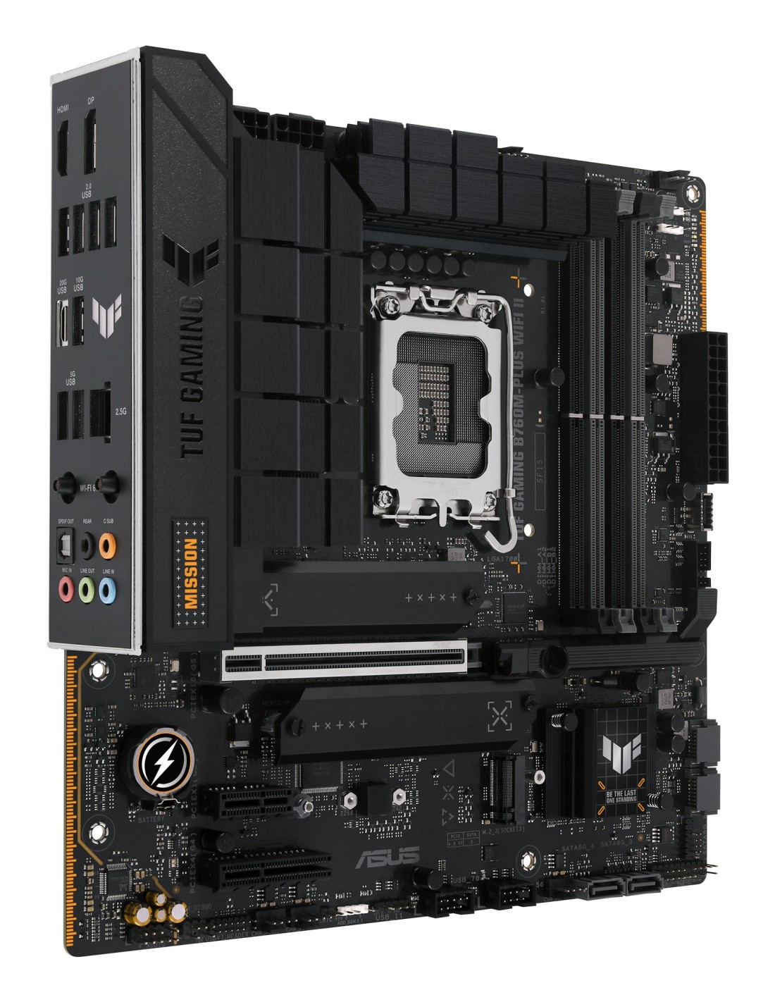 ASUS 1700 B760M-PLUS WIFI II TUF GAMING - DDR5 3xM.2 DP