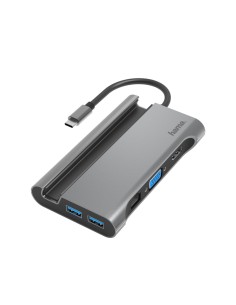 USB-C Connect2Mobile, 7-poorts, 3x USB-A, USB-C, VGA, HDMI, LAN ethernet