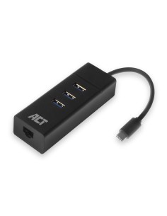 ACT AC6400 interface hub USB 3.2 Gen 1 (3.1 Gen 1) Type-C 5000 Mbit s Zwart 2